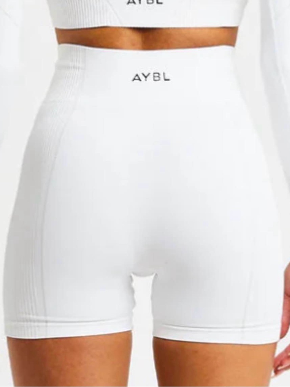 AYBL white reflex seamless short